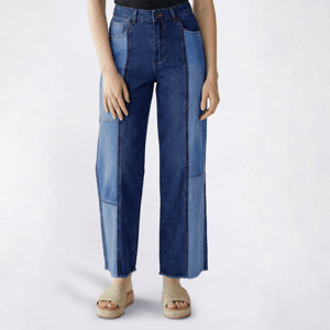 Juniors Gogo Jeans Two Tone Barrel Jeans